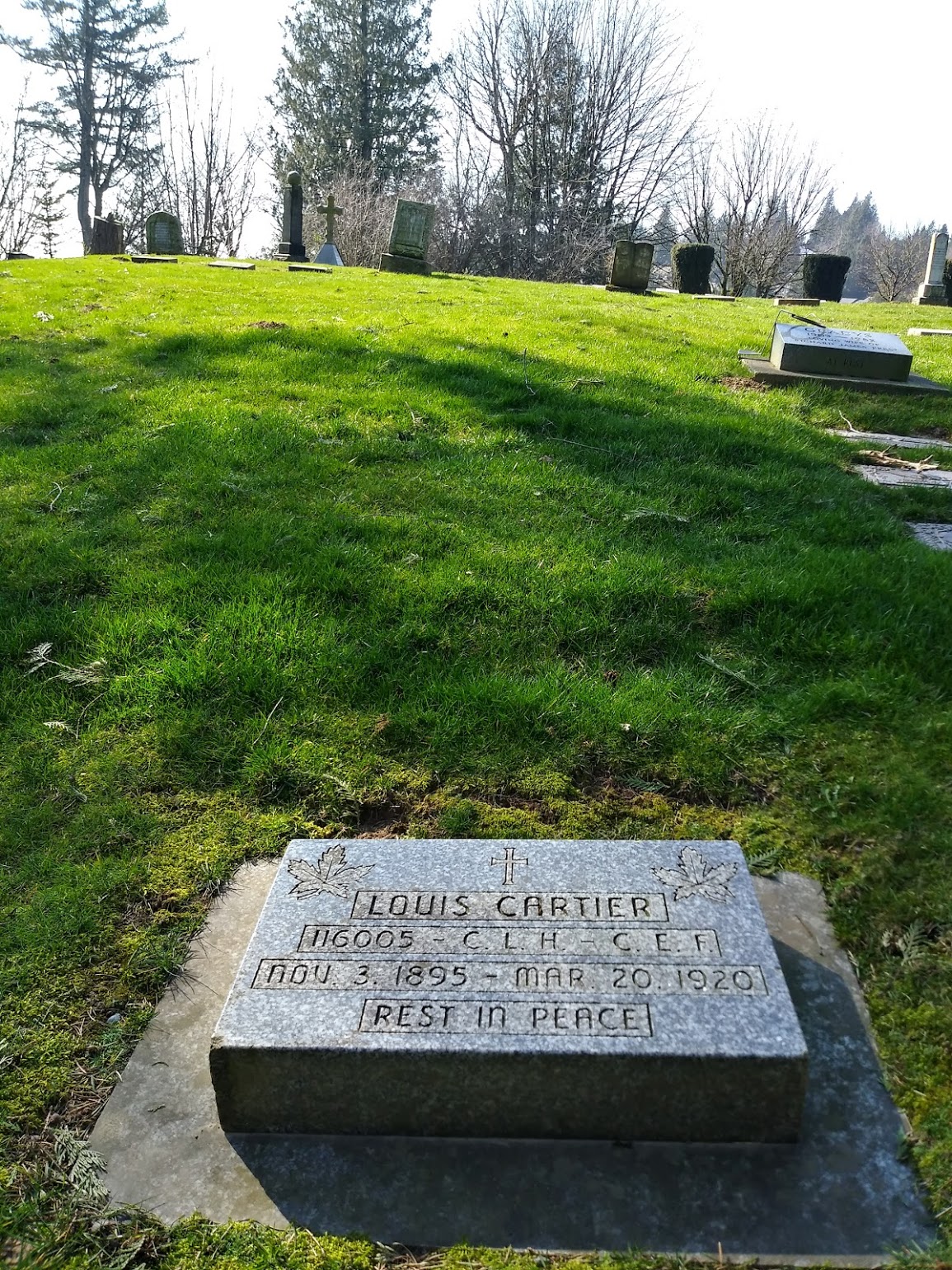 Grave marker