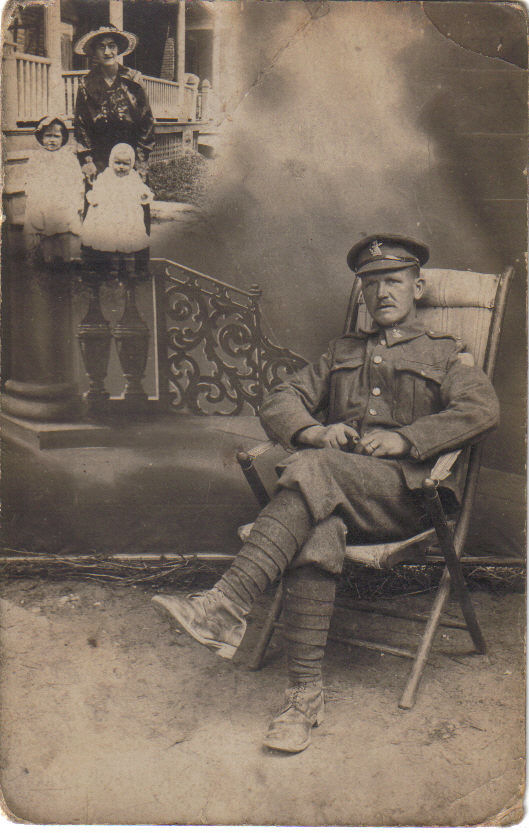 Photo of Charles Ellis, wife and children