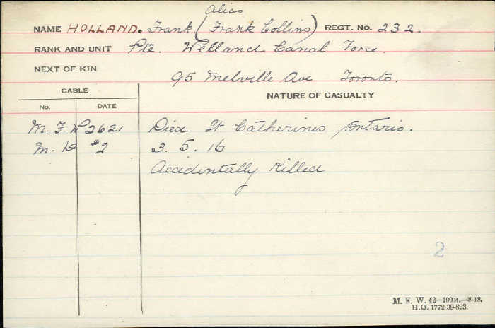 Circumstances of Death Registers