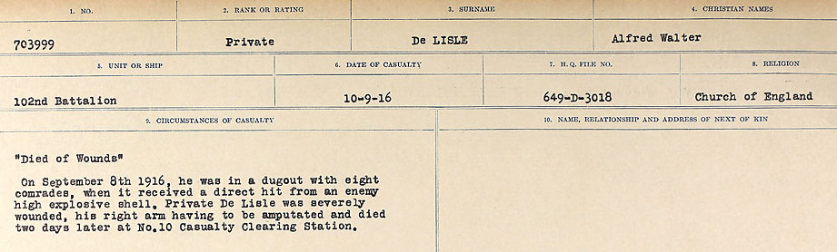 Circumstances of death registers
