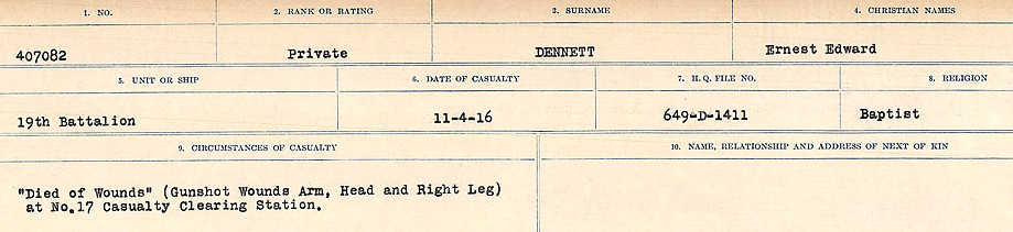 Circumstances of death registers