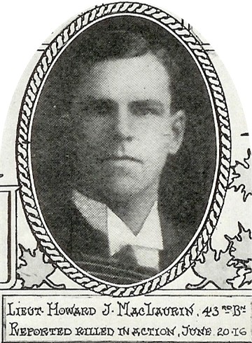 Photo of Howard James MacLaurin