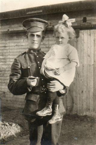 Photo of R. Raymond Matthews with his niece, Marion Matthews.