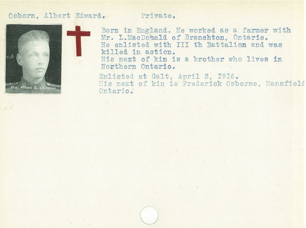 Photo of ALBERT EDWARD OSBORNE