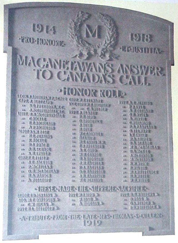 Magnetawan War Memorial