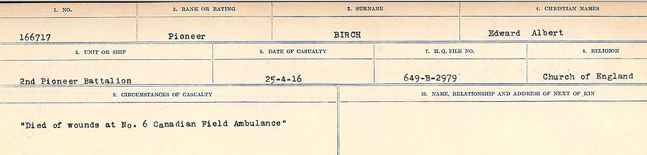 Circumstances of Death Registers