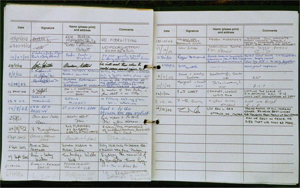 Visitor's Book