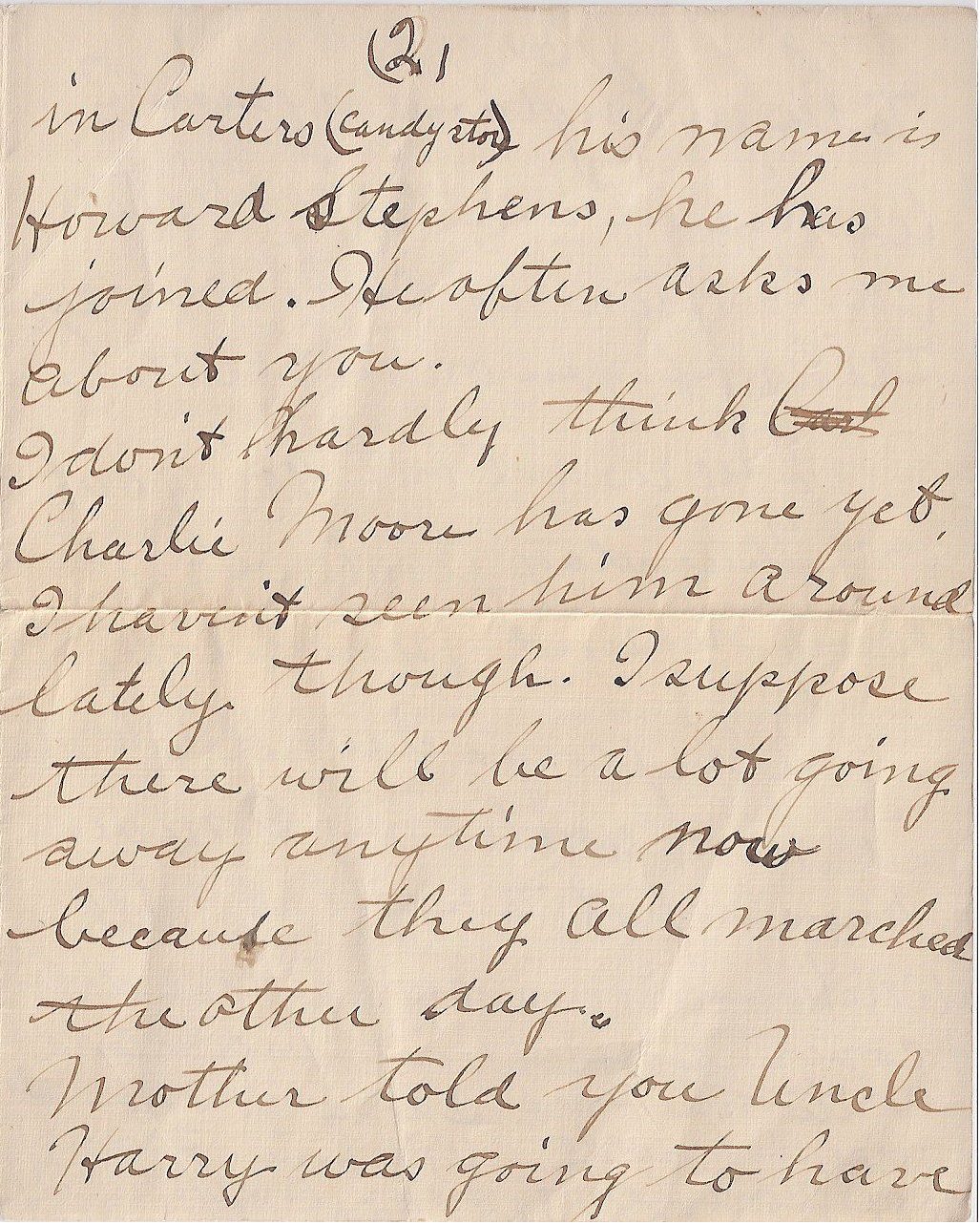 Letter to  FREDERICK CHARLES SWAIT
