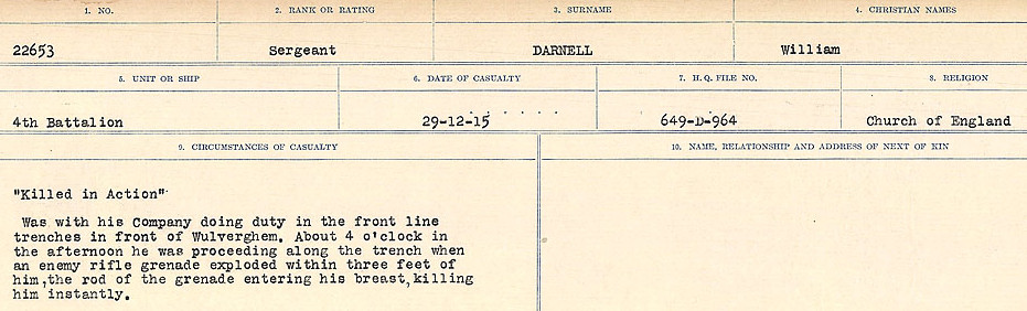 Circumstances of death registers