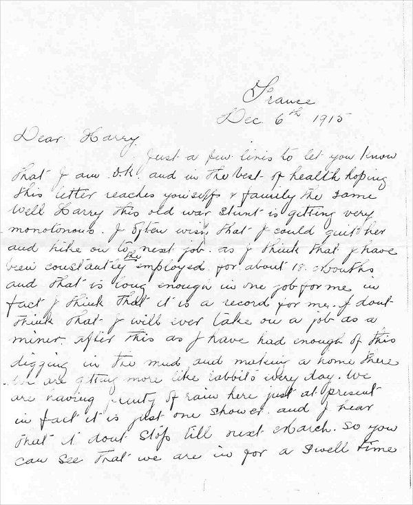 Letter from John Davis - p. 1