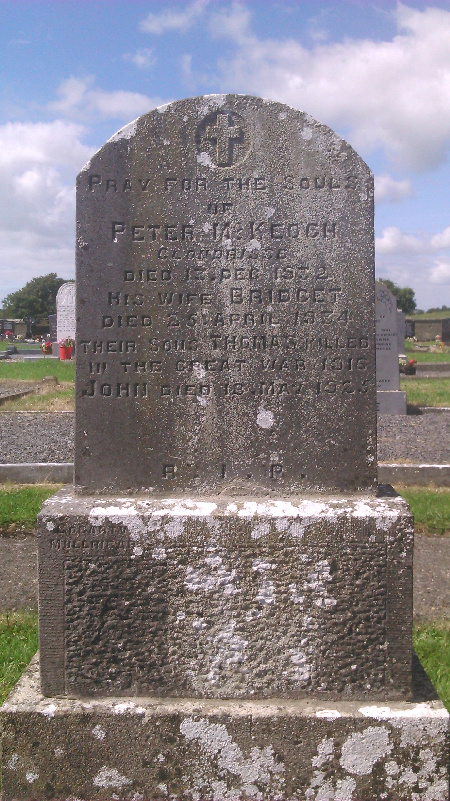 Family gravemarker
