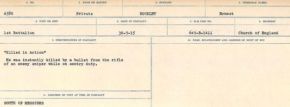 Circumstances of Death Registers