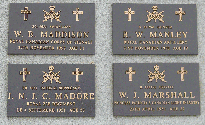 Memorial plaque
