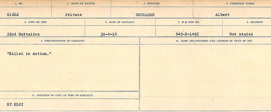 Circumstances of death registers