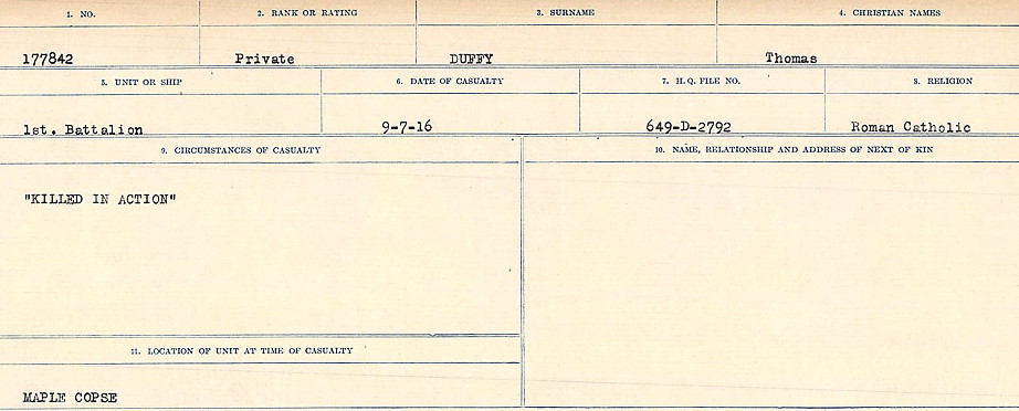 Circumstances of death registers