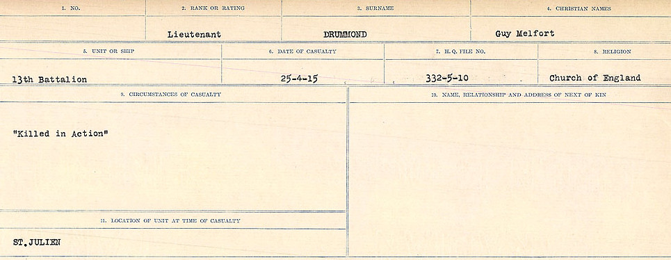 Circumstances of death registers