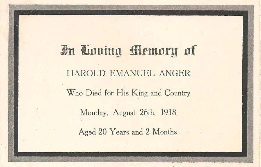 Memorial Card