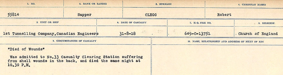 Photo of ROBERT CLEGG