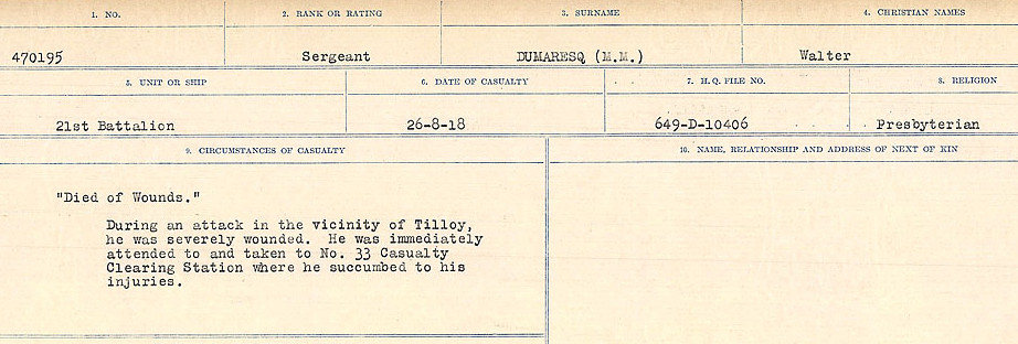 Circumstances of death registers