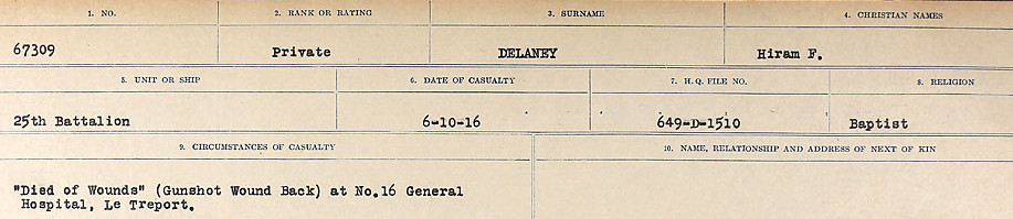 Circumstances of death registers