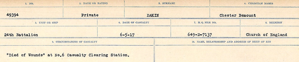 Circumstances of death registers