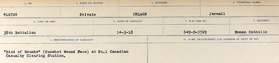 Circumstances of death registers