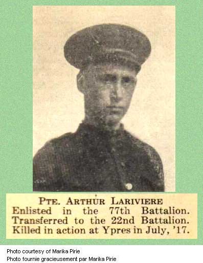 Photo of Joseph Arthur Larivière