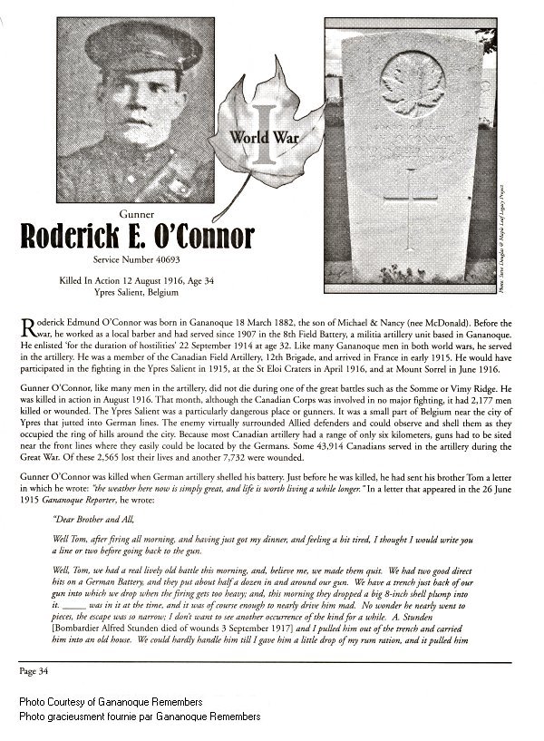 Memorial Page