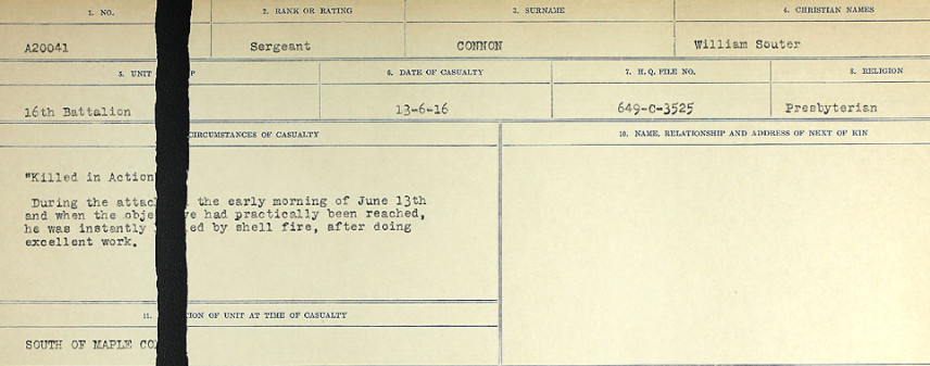Circumstances of Death Registers