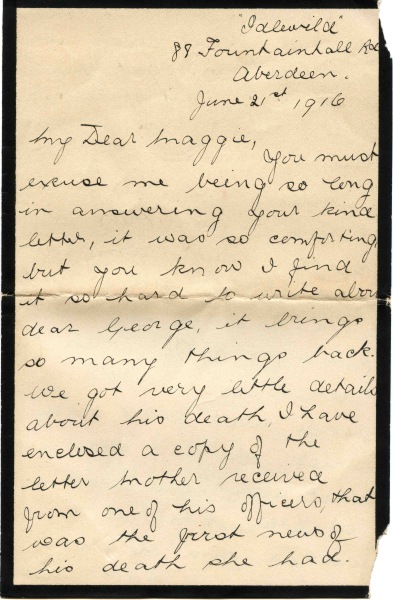Letter (June 21, 1916)