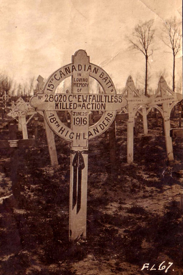 Temporary Grave Marker