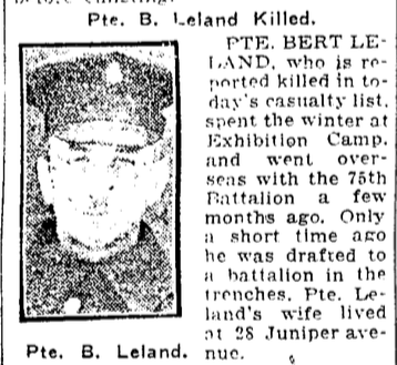 Photo of BERT LELAND