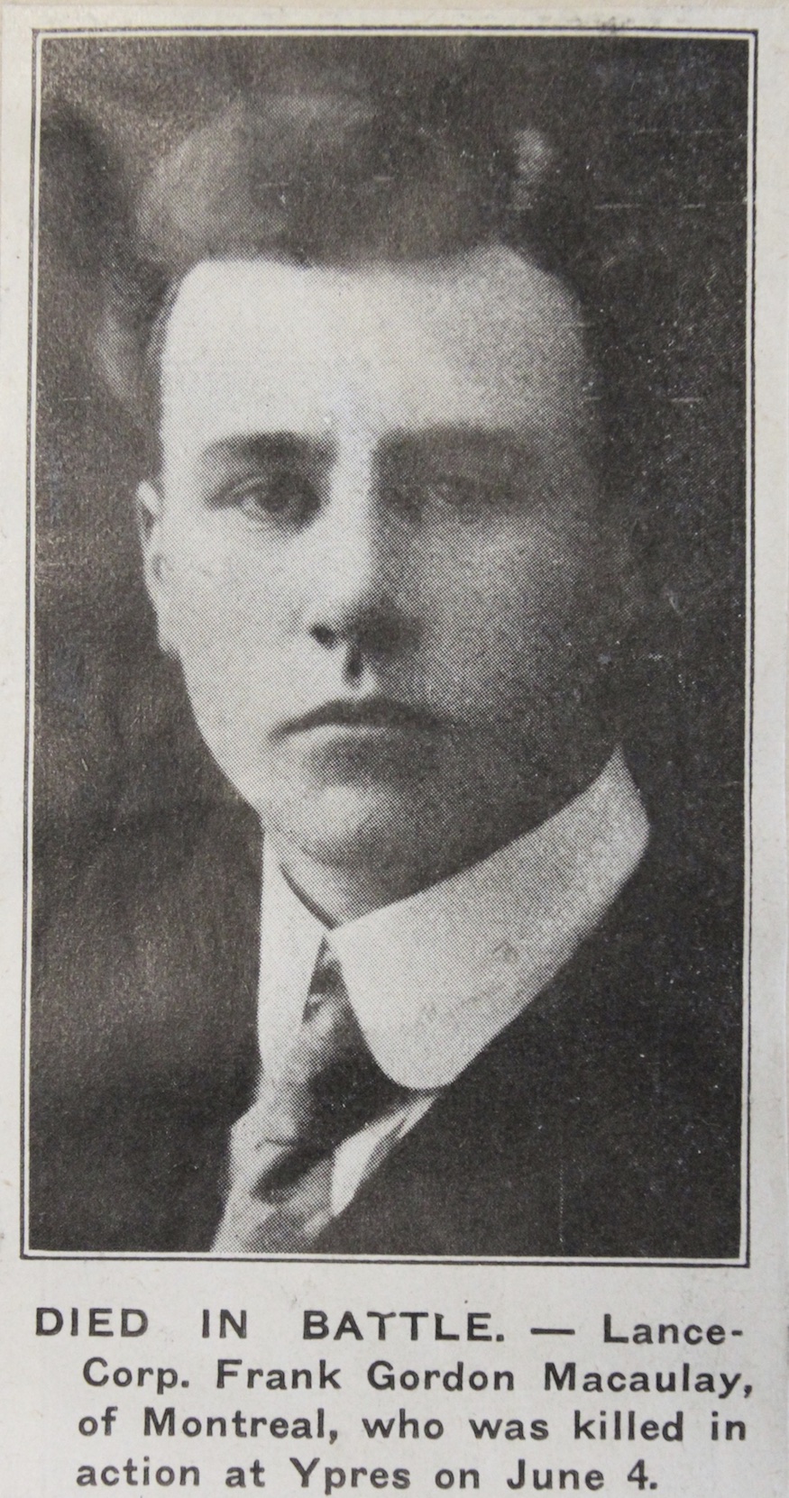 Photo of FRANK GORDON MACAULAY