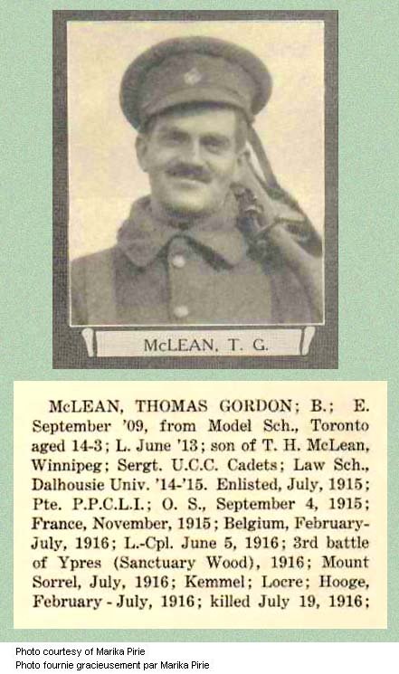 Photo of Thomas Gordon McLean