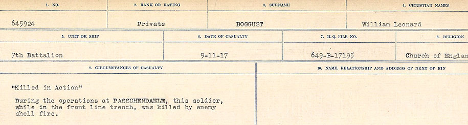 Circumstances of Death Registers