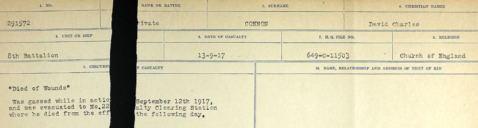 Circumstances of Death Registers