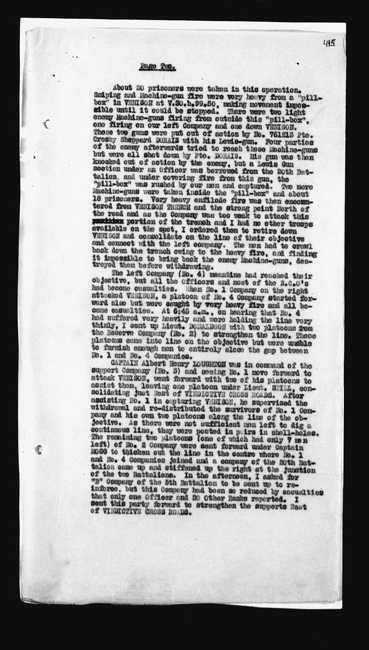 Photo of 7th Battalion War Diaries