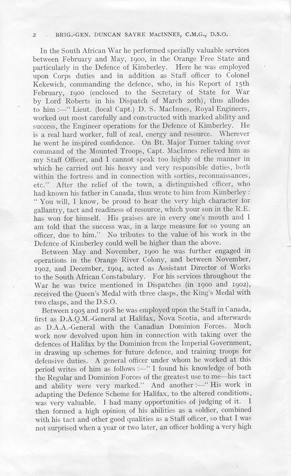 Memoir of Duncan Sayre MacInnes (page 2)