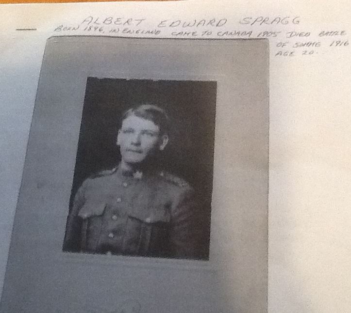 Photo of Albert Edward Spragg