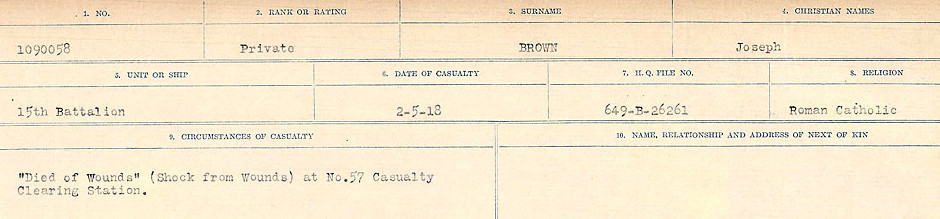 Photo de Joseph Brown