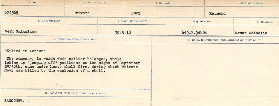 Circumstances of Death Registers