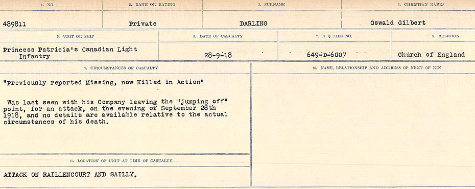Circumstances of death registers
