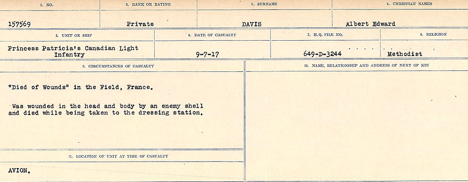 Circumstances of death registers