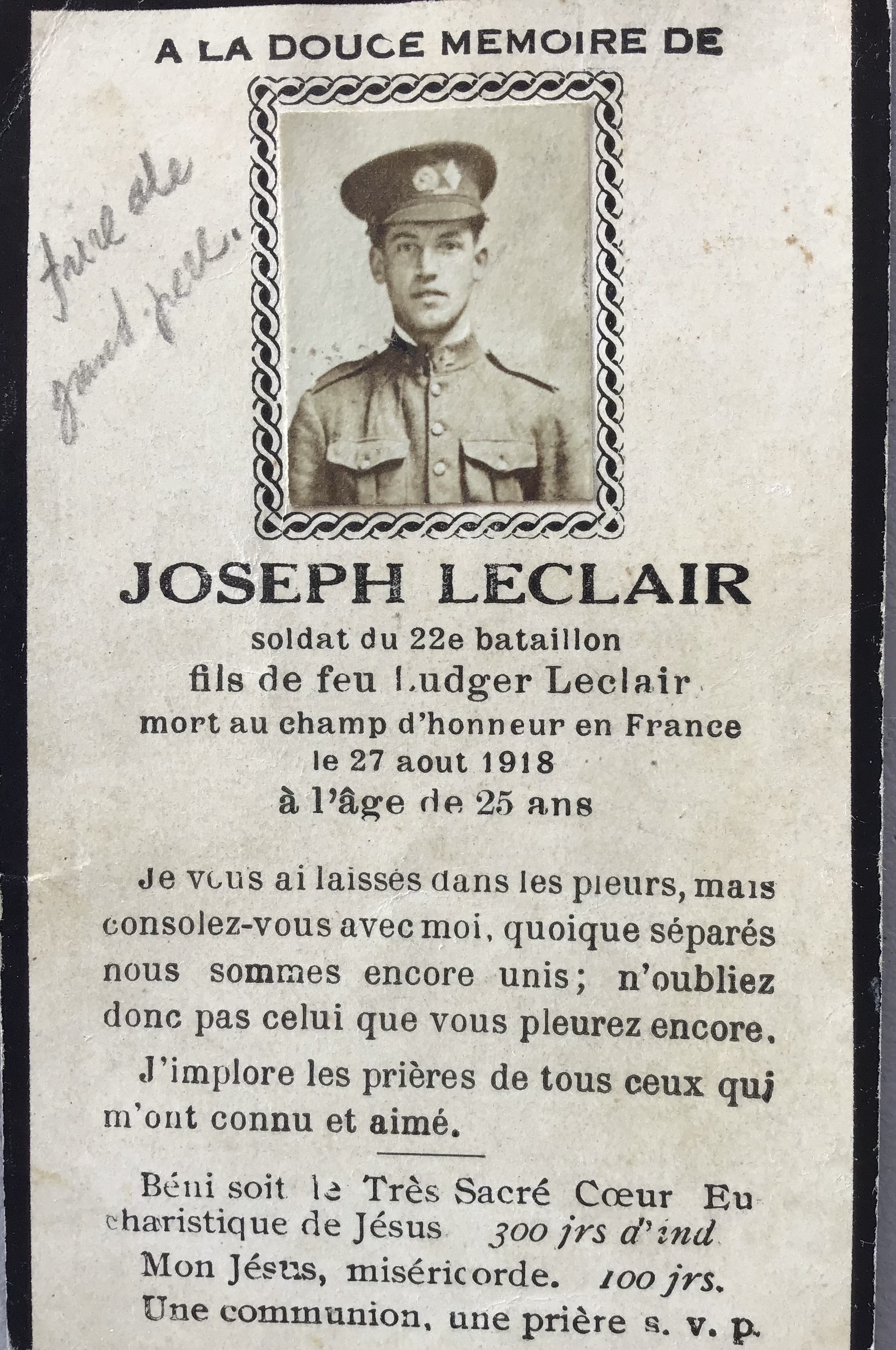 Photo of Joseph Leclaire