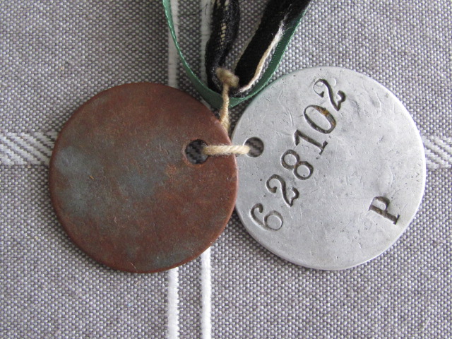 Photo of W. McBryde's identity discs