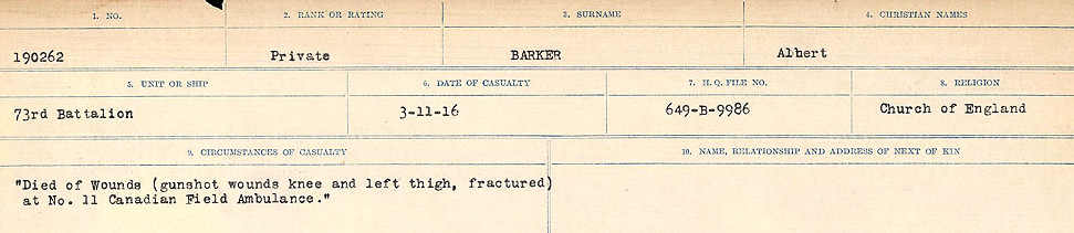 Circumstances of Death Registers