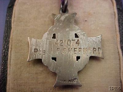 Memorial (Silver) Cross [back]