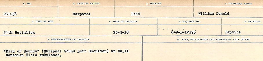 Circumstances of death registers