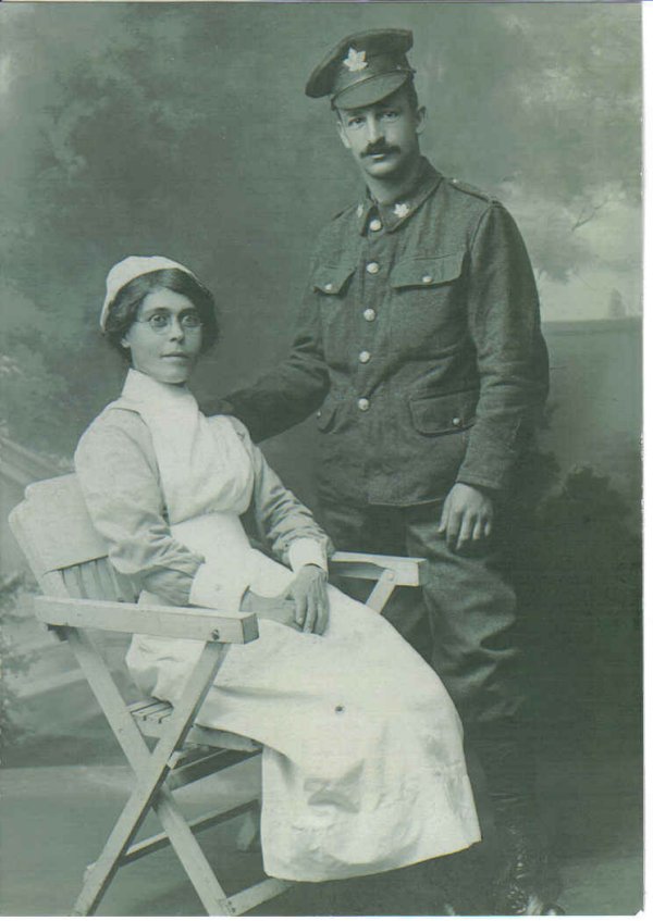 Percy Doubleday and his wife.