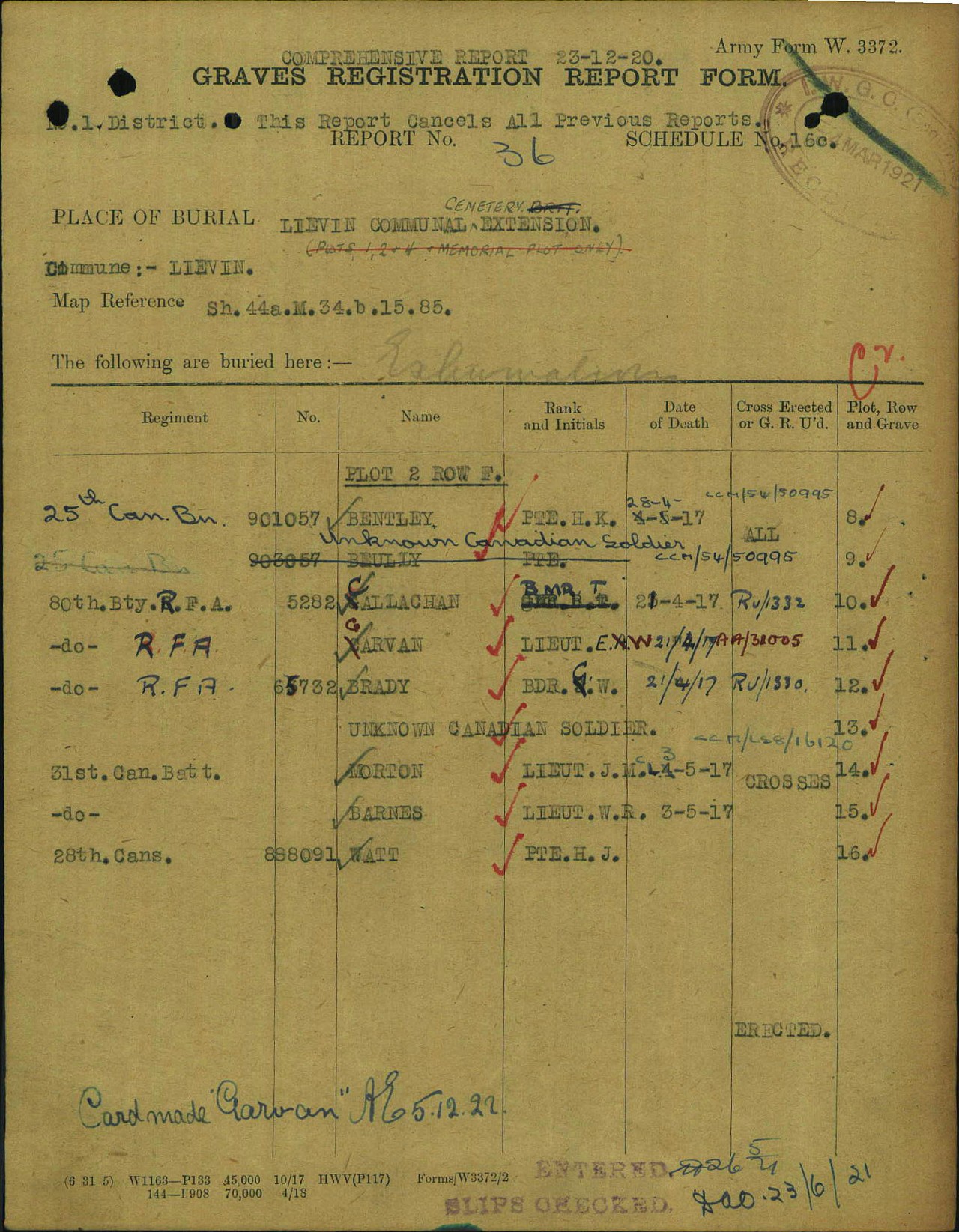 Graves registration form
